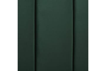 Seng med lamellramme Marville - Grønn, gull, Grønn, Gull, 180x200 cm - Møbler - Senger - Sengeramme & sengestamme