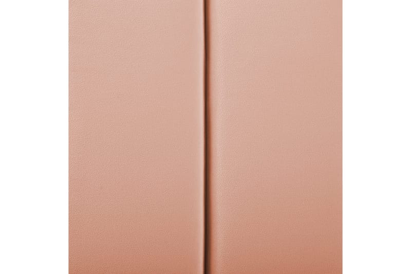 Seng med lamellramme Marville - Rosa, Gull, Rosa, gull, 140x200 cm - Møbler - Senger - Sengeramme & sengestamme