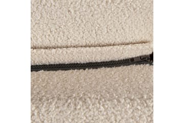 Seng med lamellramme Melle - Beige/Bouclé, 140x200 cm - Møbler - Senger - Sengeramme & sengestamme