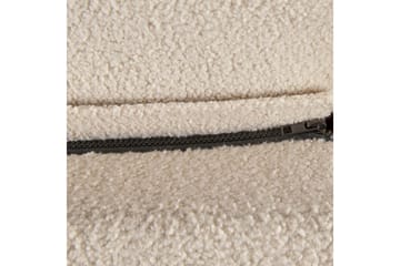 Seng med lamellramme Melle - Beige/Bouclé, 140x200 cm - Møbler - Senger - Sengeramme & sengestamme