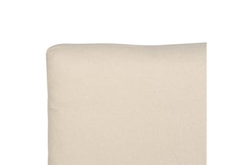 Seng med lamellramme Melle - Beige/Bouclé, 140x200 cm - Møbler - Senger - Sengeramme & sengestamme