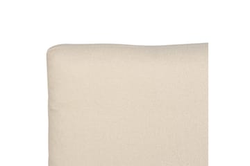 Seng med lamellramme Melle - Beige/Bouclé, 140x200 cm - Møbler - Senger - Sengeramme & sengestamme