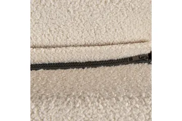 Seng med lamellramme Melle - Beige/Bouclé, 160x200 cm - Møbler - Senger - Sengeramme & sengestamme