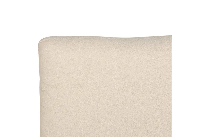 Seng med lamellramme Melle - Beige/Bouclé, 160x200 cm - Møbler - Senger - Sengeramme & sengestamme