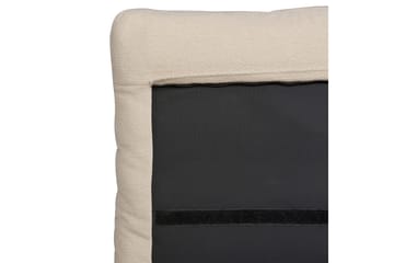 Seng med lamellramme Melle - Beige/Bouclé, 180x200 cm - Møbler - Senger - Sengeramme & sengestamme