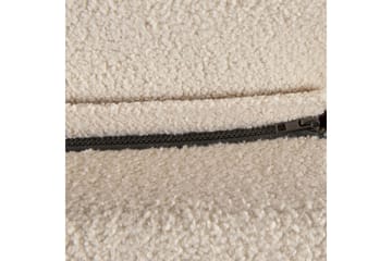 Seng med lamellramme Melle - Beige/Bouclé, 180x200 cm - Møbler - Senger - Sengeramme & sengestamme