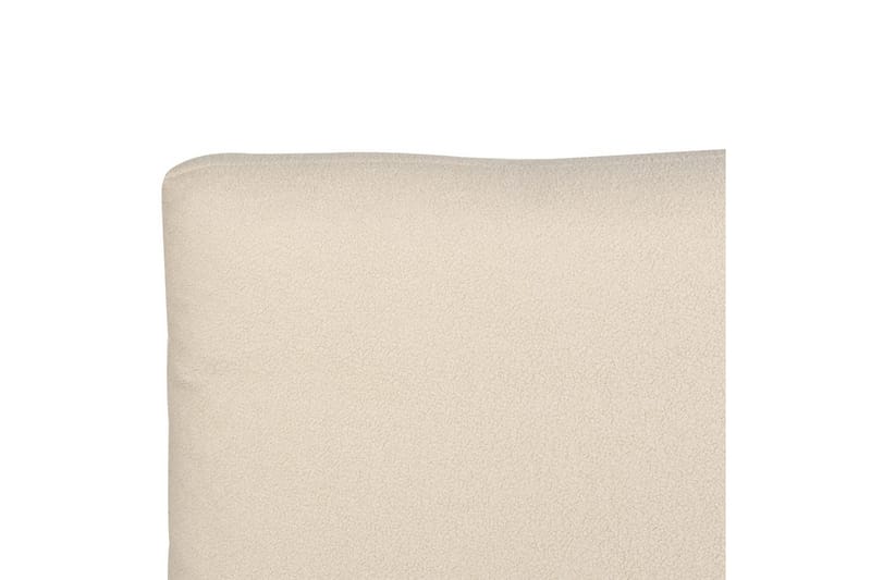 Seng med lamellramme Melle - Beige/Bouclé, 180x200 cm - Møbler - Senger - Sengeramme & sengestamme