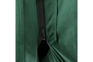 Seng med lamellramme Melle - Grønn, Svart/Fløyel, Grønn, svart/Fløyel, 160x200 cm - Møbler - Senger - Sengeramme & sengestamme