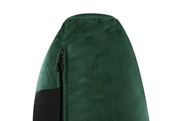 Seng med lamellramme Melle - Grønn, Svart/Fløyel, Grønn, svart/Fløyel, 160x200 cm - Møbler - Senger - Sengeramme & sengestamme