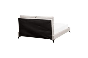 Seng med lamellramme Melle - Lys beige/Mansjettstoff, Lysebeige/Manchestertøy, Lys beige/Kordfløyel, Lys beige/Manchester, 140x200 cm - Møbler - Senger - Sengeramme & sengestamme