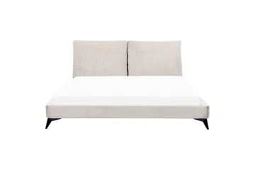 Seng med lamellramme Melle - Lys beige/Mansjettstoff, Lysebeige/Manchestertøy, Lys beige/Kordfløyel, Lys beige/Manchester, 180x200 cm - Møbler - Senger - Sengeramme & sengestamme