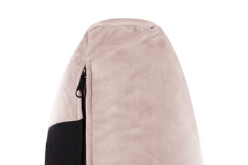 Seng med lamellramme Melle - Rosa, Svart/Fløyel, Rosa, svart/fløyel, Rosa, Svart/Velur, Rosa, Svart/Sateng, 180x200 cm - Møbler - Senger - Sengeramme & sengestamme