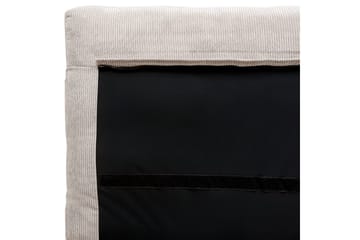 Seng med lamellramme Melle - Taupe/Manchesterstoff, Taupe/cordfløyel, 160x200 cm - Møbler - Senger - Sengeramme & sengestamme