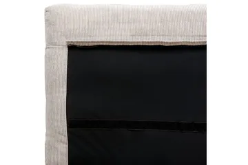 Seng med lamellramme Melle - Taupe/Manchesterstoff, Taupe/cordfløyel, 160x200 cm - Møbler - Senger - Sengeramme & sengestamme