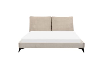 Seng med lamellramme Melle - Taupe/Manchesterstoff, Taupe/cordfløyel, 180x200 cm - Møbler - Senger - Sengeramme & sengestamme
