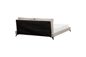 Seng med lamellramme Melle - Taupe/Manchesterstoff, Taupe/cordfløyel, 180x200 cm - Møbler - Senger - Sengeramme & sengestamme