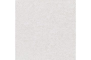 Seng med lamellramme Millay - Hvit, lyst tre, svart/Polyester, Hvit, lyst treverk, svart/polyester, 180x200 cm - Møbler - Senger - Sengeramme & sengestamme