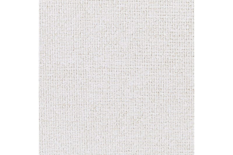 Seng med lamellramme Millay - Hvit, lyst tre, svart/Polyester, Hvit, lyst treverk, svart/polyester, 180x200 cm - Møbler - Senger - Sengeramme & sengestamme