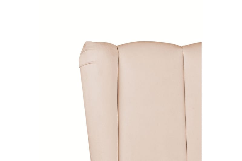 Seng med lamellramme Miribel - Beige, gull, 180x200 cm - Møbler - Senger - Sengeramme & sengestamme