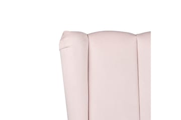 Seng med lamellramme Miribel - Rosa, gull, 180x200 cm - Møbler - Senger - Sengeramme & sengestamme