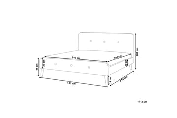 Seng med lamellramme Rennes - Møbler - Senger - Sengeramme & sengestamme