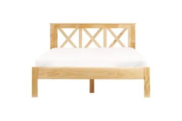 Seng med lamellramme Tannay - Lyst tre, 140x200 cm - Møbler - Senger - Sengeramme & sengestamme