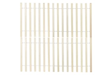 Seng med lamellramme Tannay - Mørkt tre, 180x200 cm - Møbler - Senger - Sengeramme & sengestamme
