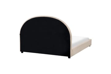 Seng med lamellramme Vaucluse - Beige/Bouclé, 140x200 cm - Møbler - Senger - Sengeramme & sengestamme