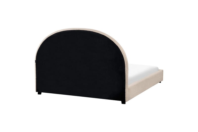 Seng med lamellramme Vaucluse - Beige/Bouclé, 140x200 cm - Møbler - Senger - Sengeramme & sengestamme