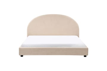 Seng med lamellramme Vaucluse - Beige/Bouclé, 180x200 cm - Møbler - Senger - Sengeramme & sengestamme
