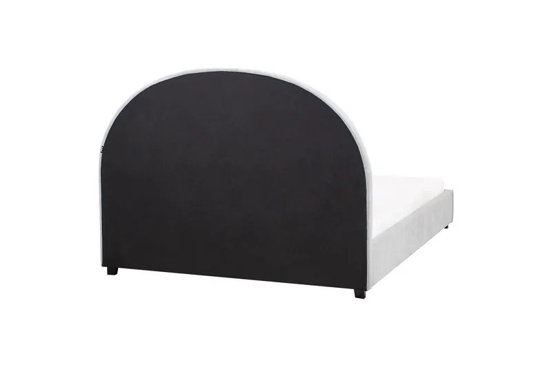 Seng med lamellramme Vaucluse - Lys blå/Polyester, 140x200 cm - Møbler - Senger - Sengeramme & sengestamme