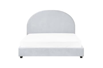 Seng med lamellramme Vaucluse - Lys blå/Polyester, 140x200 cm - Møbler - Senger - Sengeramme & sengestamme