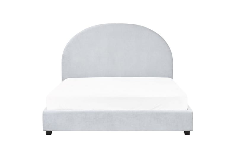 Seng med lamellramme Vaucluse - Lys blå/Polyester, 140x200 cm - Møbler - Senger - Sengeramme & sengestamme