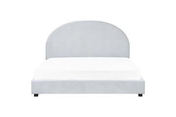 Seng med lamellramme Vaucluse - Lys blå/Polyester, 160x200 cm - Møbler - Senger - Sengeramme & sengestamme