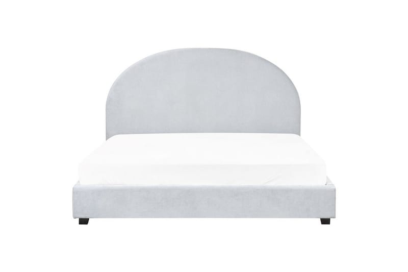 Seng med lamellramme Vaucluse - Lys blå/Polyester, 160x200 cm - Møbler - Senger - Sengeramme & sengestamme