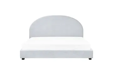 Seng med lamellramme Vaucluse - Lys blå/Polyester, 180x200 cm - Møbler - Senger - Sengeramme & sengestamme