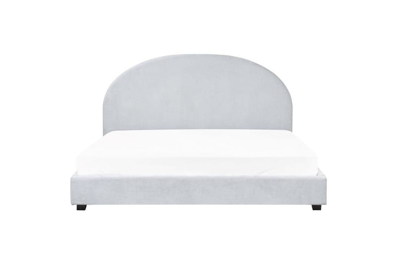 Seng med lamellramme Vaucluse - Lys blå/Polyester, 180x200 cm - Møbler - Senger - Sengeramme & sengestamme