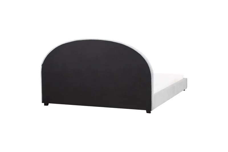 Seng med lamellramme Vaucluse - Lys blå/Polyester, 180x200 cm - Møbler - Senger - Sengeramme & sengestamme