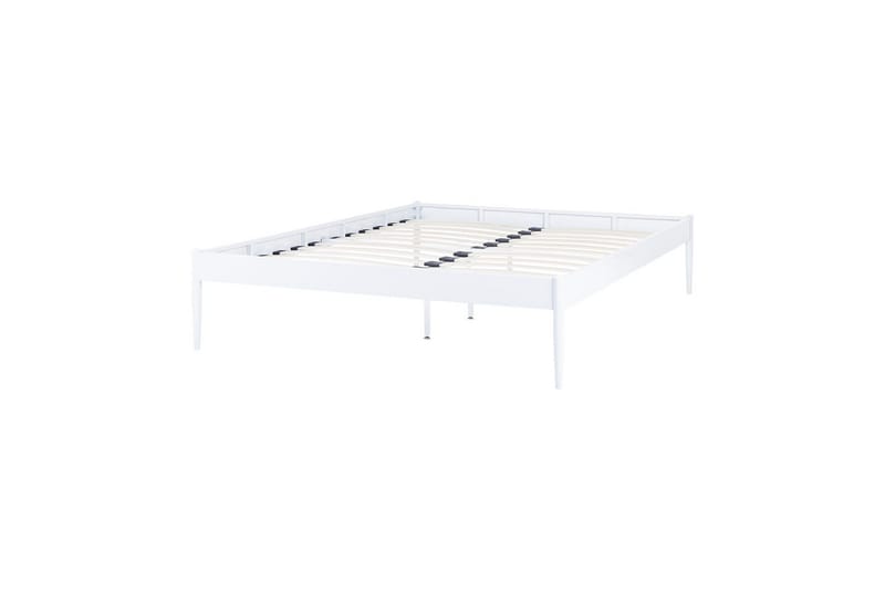Seng med lamellramme Vaurs, Hvit, 140x200 cm