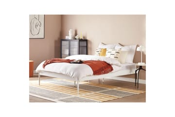 Seng med lamellramme Vaurs - Hvit, 160x200 cm - Møbler - Senger - Sengeramme & sengestamme