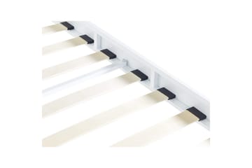 Seng med lamellramme Vaurs - Hvit, 160x200 cm - Møbler - Senger - Sengeramme & sengestamme