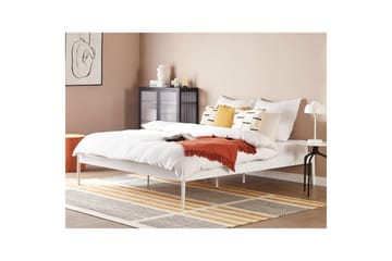 Seng med lamellramme Vaurs - Hvit, 180x200 cm - Møbler - Senger - Sengeramme & sengestamme