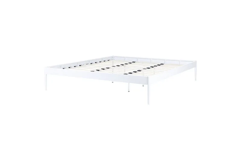 Seng med lamellramme Vaurs, Hvit, 180x200 cm