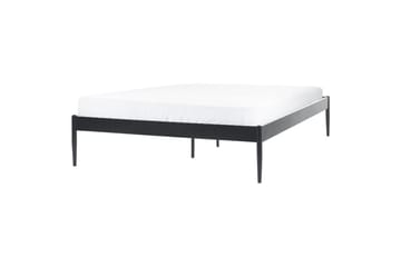 Seng med lamellramme Vaurs - Svart, 140x200 cm - Møbler - Senger - Sengeramme & sengestamme