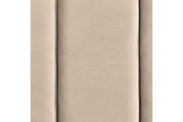 Seng med lamellramme Villette - Beige, svart, 140x200 cm - Møbler - Senger - Sengeramme & sengestamme