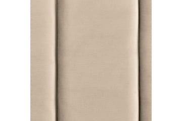 Seng med lamellramme Villette - Beige, svart, 160x200 cm - Møbler - Senger - Sengeramme & sengestamme