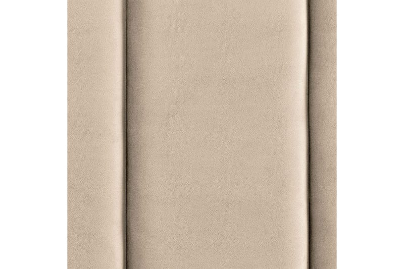 Seng med lamellramme Villette - Beige, svart, 160x200 cm - Møbler - Senger - Sengeramme & sengestamme