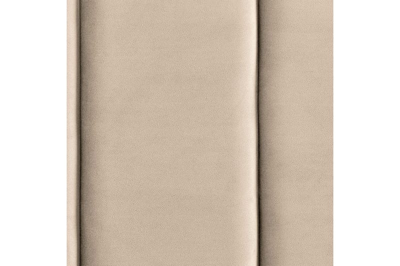 Seng med lamellramme Villette - Beige, svart, 180x200 cm - Møbler - Senger - Sengeramme & sengestamme