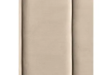 Seng med lamellramme Villette - Beige, svart, 180x200 cm - Møbler - Senger - Sengeramme & sengestamme