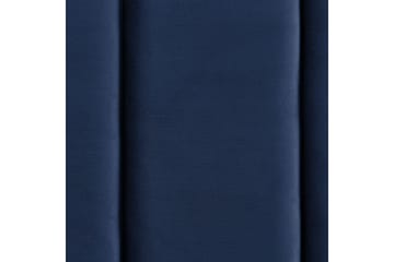 Seng med lamellramme Villette - Blå, Svart, 160x200 cm - Møbler - Senger - Sengeramme & sengestamme